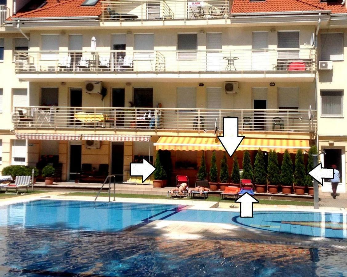 Relax Beach Apartman ไฮจ์ดุสโซบอสโล ภายนอก รูปภาพ